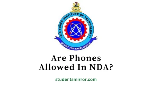 Are Phones Allowed In NDA Kaduna?