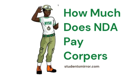 How Much Does NDA Pay Corpers