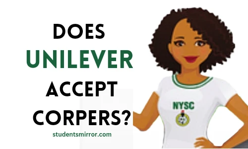 Does Unilever Accept Corpers